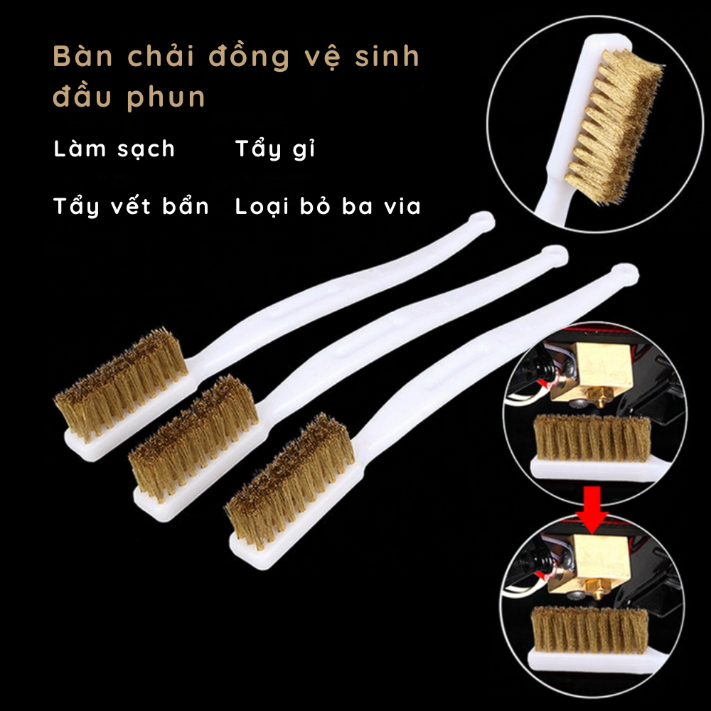 Bàn chải đồng vệ sinh đầu phun máy in 3D (3)