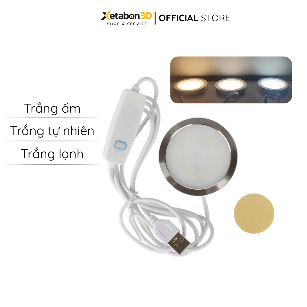 Bộ đèn LED phiên bản nút bấm 【Trắng tự nhiênTrắng lạnhTrắng ấm】