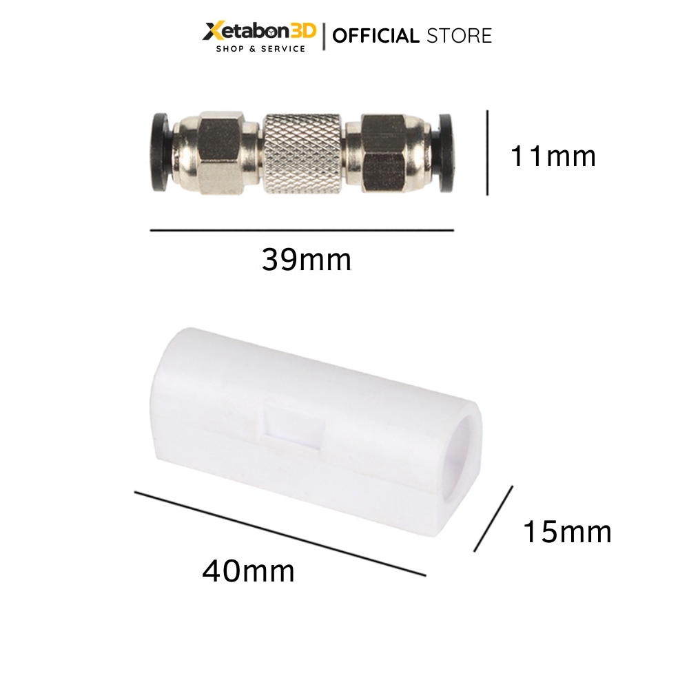 Đầu nối ống dẫn nhựa - Đầu cắm nhanh khí nén cho ống Teflon PTFE (3)
