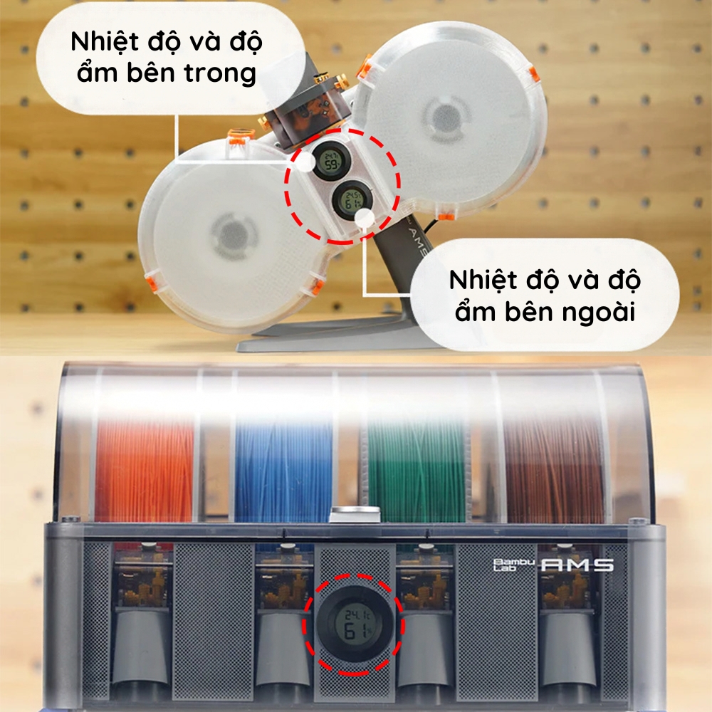 Nhiệt ẩm kế cho hộp hút ẩm vật liệu in 3D (1)