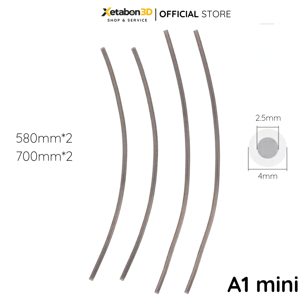 Ống dẫn nhựa Teflon PTFE 2.5x4mm - Phụ kiện máy in 3D P1P AMS A1 mini (1)